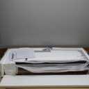 Huuger 63 Inch Entryway Table, 2-Tier Industrial Console Sofa Table with Storage, Accent Table, for Entry, Hallway, Entrance, Foyer, U-Shaped Metal Frame, Rustic Brown