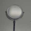 Lighted Makeup Mirror with Magnification, 10X 8Rechargeable Double Sided Vanity Mirror with Lights Magnifying Makeup Mirror with 3 Color Light with 360 Rotation, Detachable Base (Silver)