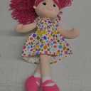 June Garden 18" Snuggle Cuties Sophie - Soft Cuddly Plush Doll Gift for Girls - Huggable Rag Doll - Pink L (Large, 18" Sophie)