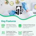Mold Test Kit for Home - 4 Simple Detection Tests for HVAC, Surfaces & Indoor Air Quality, DIY Black Mold Detector Testing kit at Home, with Detailed Identification Guide & Free Lab Analysis