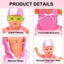 Swimming Baby Toy,2026 New Upgraded Waterproof Swimmer Toy,Electric Water Baby Toy, Backstroke Swimming Toy for Pool