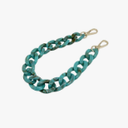 White Coffee Acrylic Resin Chain Purse Strap, 18 in DIY Acrylic Bag Chunky Purse Transparent Chain,