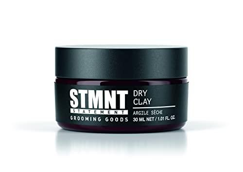 STMNT Grooming Goods Dry Clay, 1.01 oz | Extra Matte Finish | Super Strong Control | Easy to Wash Out