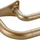 Antique Gold Double Curtain Rods, Wrap Around Double Curtain Rods for Window 28-48 Inch, Room Darkening Double Drapery Rods, 3/4-Inch Front and 5/8 Inch Back Telescoping Double Blackout Curtain Rods