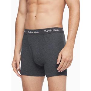 Calvin Klein Men's Cotton Classics 4-Pack Boxer Brief, Black, Grey, Navy, L