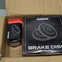A-Premium 10.94 inch(278 mm) Rear Solid Disc Brake Rotors + Ceramic Pads Kit Compatible with Select Chevy and Buick Models - Impala 06-10, Monte Carlo 06-07, LaCrosse 08-09, Allure 08-09, 6-PC Set