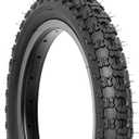 Hycline Kids Bike Replacement Tires Set: 2-Pack 12.5/14/16/20x2.125 Inch Premium Butyl Rubber Wear-Resistant Folding Bicycle Tires and 2 Pcs Bike Tubes Schrader Valve with Tire Levers for BMX MTB