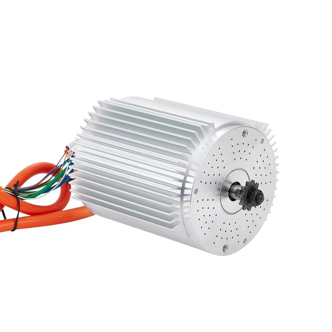 72V 3000W Brushless Motor Max 6700RPM Electric Scooter Motor DC 72V Go Kart Electric Motor with Temperature Sensing
