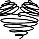 YATEASLU Heart Wall Decor, Continuous Line Art Metal Heart Sign, Abstract Metal Wall Art for Bedroom, Gift for Valentine's Day, Christmas and Other HolidaysSymbol of Everlasting Love