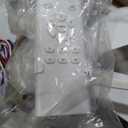 20 Inch Boho Rattan Fandelier, Semi Flush Mount Caged Bladeless Ceiling Fan with Light & Remote, Low Profile/6 Speed/Timer/3 CCT/Quiet/Reversible DC Motor, for Bedroom Living Room Kitchen