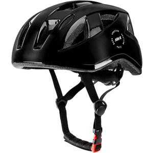 Kids Bike Helmet,2 Sizes Adjustable for Youth Child Boys & Girls Ages 3-5-8-14,Ventilation and Multi-Sport for Bicycle Skate (Black)
