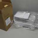 Delamu 2-Tier Multi-Purpose Bathroom Under Sink Organizers and Storage, Stackable Kitchen Pantry Organization, Pull Out Medicine Cabinet Organizer with Movable Dividers, White, 2 Pack