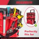 Power Drill Holder Fits for Milwaukee Packout Toolbox,Tape Measure Tool holder,Hanging Screwdrivers, Wrenches on The Side for Packout Toolbox Organizer