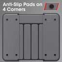 3 x Aujen Silverware Organizer - Expandable Kitchen Drawer Organizer, Adjustable Utensil Organizer, Cutlery Tray for Forks, Knives, Multipurpose Kitchen Organizers and Storage Solution, Grey, Medium