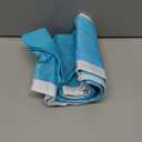 EASYFUN Beach Bag Large Mesh Beach Bag Lightweight Beach Tote with 9 Pockets Foldable Vacation Trip Essentials