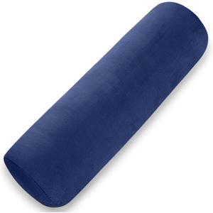 1 MIDDLE ONE Body Pillow for Adults, Bolster Pillow with Removable Velvet Cover, Long Round Pillow for Bed, 24 x 7.87 Inches, Blue
