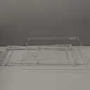 Furniture Acrylic Folding Tray Table,Small Side Table,Lucite End Table,Clear,Modern,13Dx19''Wx23''H, 1-tier-a