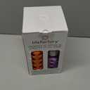Lifefactory Baby Bottle Starter Set 10-Piece | 4 oz Mint & Lavender, 9 oz Kale & Grape | Includes Flat Caps, Sippy Caps, Stage 2 Nipples