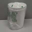 Bathroom Trash Can 1.8 Gallon Small Waste Basket Garbage Can for Dorm Kitchen Toilet Office Bedroom, 2 Pack White