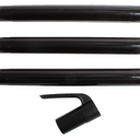 Cen-Tec Systems 61325 3-Piece Extension Wet/Dry Shop Vacuum Wand Set with Handle, Black
