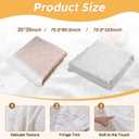 Outdoor Picnic Blanket Sandproof - Portable Lightweight Blanket T-Grid Picnic Mat for Beach, Camping, Park, Lawn, Concert & Wedding Photoshoot Indoor Bohemian Decor Machine Washable 70.8x90.5inch