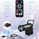 Pinspot Light 15W DMX 2 Pack, Czgor RGBW Disco Ball Lights with Remote Control, DMX512, Sound Activated Pin Spotlight for Party Wedding DJ Disco Shows