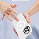 5 x for iPhone 15 Pro Max case Fits MagSafe 10FT Drop Resistant Matte Skin Feeling Shockproof Back Cover Fits iPhone 15 Pro Max Phone Cases, White