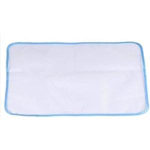 3Pcs Blue Protective Ironing Scorch-Saving Mesh Pressing Pad Mesh Cloth, No Melt Pressing Cloth for Easy Ironing and Protection,50x35 Deft Processed Ironing Board CoversIrons and Steamers