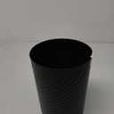 1.8 Gallon Small Trash Can Wastebasket Recycling Bin Slim Profile for Compact Spaces Bathroom, Office, Bedroom, Kitchen (1.8 Gallon, Black)