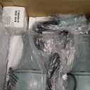 29" Tall Table Lamp for Living Room Set of 2,Coastal Bedside Nightstand Lamps with USB C+A Ports & AC Outlet,3-Way Dimmable Touch Control Retro Blue Desk Lamp for Bedroom,Color 3