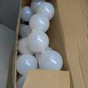 Canlierr 2 Pcs 6.5ft Wedding Giant Pearl Garland Decorations 60mm Large Faux Bead Garland with Hook for Ceremony Photo Booth Outdoor Proposal Scene Garden Beach Party Decor (Ivory White, Simple)