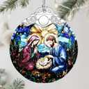 10 x Christmas Ornament, Christmas Tree Decor, Christian Ornament, Nativity Scene, Religious Home Decor, Christian Gifts, Religious Gifts, Gift Exchange, Gift Idea - Pattern A