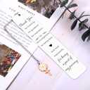 10 x Thank You Bookmark Coworker Retirement Gift for Book Lover Gifts Women, Book Accessories Bookish Gift for Teacher Women, Appreciation Bookmark Gift for Bosses Coworker Mentor Secretary Gifts for Women