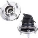 SCITOO 513230 x2 Wheel Hub and Bearing Assembly Front for 2005-2011 for Ford Crown Victoria for Lincoln Town Car for Mercury Grand Marquis w/ABS