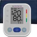 SmartHeart Blood Pressure Monitor | Wide Range Arm Cuff | 2-Person Memory | 198 Total Reading Storage | Excessive Movement Indicator | Easy to Use Automatic Inflation and Deflation