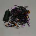 Flacchi Orange Purple Halloween Lights, 67 ft 200 LED Battery Operated String Lights Waterproof 8 Modes & Auto Timer Mini Lights for Halloween Decorations, Home, Party, Holiday Decor Outdoor Indoor