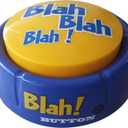 Talkie Toys Products Blah Button - 12 Hilarious Blah Sayings - Talking Toy for Stress Relief & Laughs - Funny Gift & Stocking Stuffer