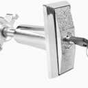 Vending Machine Key,Half Zinc and Half Aluminum T-Shaped Non Universal Anti-Theft Lock Core Handle Automatic Water Vending Machine Lock,Suitable for Coin Operated Game Machines,Etc (Silver)