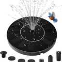 Solar Water Fountain for Bird Bath, 2026 Upgraded Solar Powered Fountain Pump with 6 Nozzle for Outdoor Garden, Pond, Pool, Birdbath