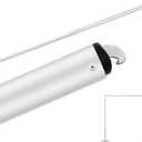 Zonon 1 Pcs 3-5ft Double Layer Adjustable Crossbar and Hangers for Use with Pipe and Drape Kit Pipe and Drape Crossbar for Backdrop Stand, Background Curtain and Wedding Decor