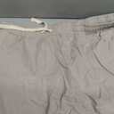 PLEPAN Mens 5 Inch Linen Shorts - Casual Elastic Waist Drawstring Summer Beach Shorts with Pocket (XXL)