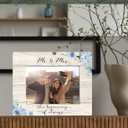 Orchroma Mr and Mrs Engagement Picture Frame,Wedding Gifts for Couples Newlyweds Bride Groom,Bridal Shower Gifts,Wedding Photo Frame 5x7