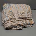 Qidordour Boho Throw Blanket, 60"x80" Muslin Blankets for Adults, 100% Organic Cotton Blanket for Couch Sofa, Lightweight Quilt, All Season Bed Throw, Farmhouse Home Decor, D-Indian Arrowhead