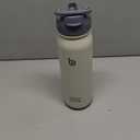 BOTTLE BOTTLE 24oz Insulated Water Bottle Stainless Steel Sport Water Bottle with Straw and Adjustable Lid Daily Pill Organizer (gray)