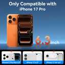 Elecshion 4 Way 360° Anti Spy for iPhone 17 Pro Privacy Screen Protector + Camera Lens Protector (2+2), Auto-Align Kit, 10X Military Shatterproof Anti Peep Tempered Glass Film for 17 Pro