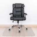 Kuyal Clear Chair Mat, Hard Floor Use, 48" x 36" Transparent Office Home Floor Protector mat Chairmats (48" x 36" Rectangle)