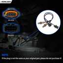2PCS Oxygen Sensor 234-4528 234-4529 Upstream&Downstream O2 Sensor Compatible with 2011-2016 Chevy Cruze 2012-2020 Chevy Sonic 2013-2020 Chevy Trax 1.4L L4, 2013-2021 Buick Encore 1.4L L4