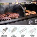 Grill Replacement Parts for Oklahoma Joe's Longhorn Combo 3-Burner Charcoal/Gas Smoker 15202029 12201767 14201767 Grill, 1767054 Heat Tent 1767017 Burner, Crossover Tube for Oklahoma Joe 15202029