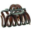Camila Paris AD718 Octopus French Hair Clips for Women Thick Hair, Large Hair Clips for Thick Hair for Curly Wavy Long Hair, Strong No-Slip Grip Hair Claw Clip Big Hair Clips for Women. Made in France (Tortoise Shell)