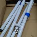 YUCHENGTECH Flip Up Handicap Grab Bar Foldable Toilet Grab Bar 29.5 INCH Wall Mount Folding Toilet Safety Rail with Floor Support for Bathroom for Elderly Disabled Senior Pregnant